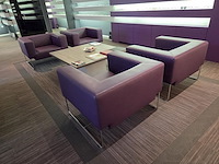 1 zithoek met 4 fauteuilles en tafel - afbeelding 5 van  8