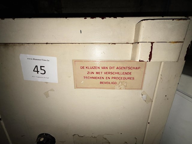 1 zwaar metalen kluis - afbeelding 2 van  3