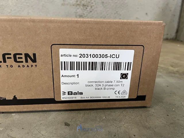 10 aansluitkabels alfen - type 2 - 7,5 m - 32 a - afbeelding 7 van  7