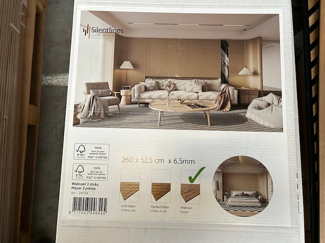 10 akoustische wandpanelen - afbeelding 1 van  6