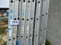 10 aluminium ladderelementen solide. werking niet gekend. - afbeelding 2 van  2