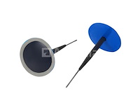 10 bandreparatieankers met 6mm patch kraft&dele - afbeelding 1 van  3