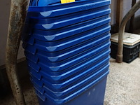 10 blauwe emmers met deksels - afbeelding 2 van  3