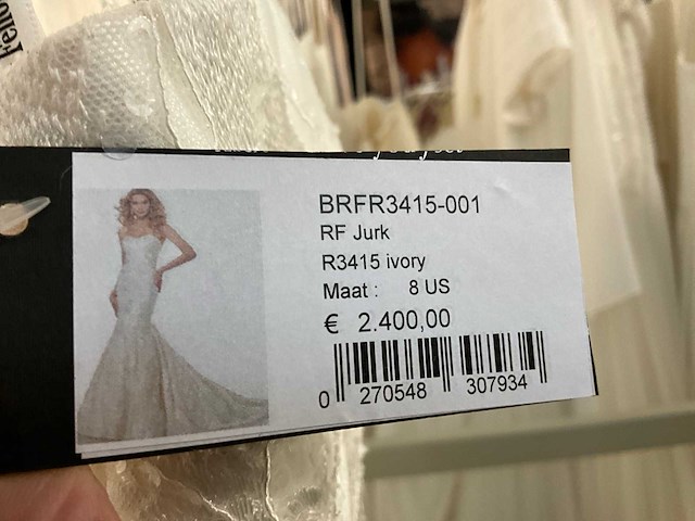 10 bruidsjurken randy fenoli bruidsjurken (totaalprijs) - afbeelding 8 van  30