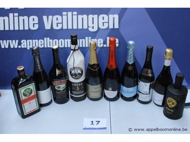 10 div flessen sterke drank, wo bailey's - afbeelding 1 van  3