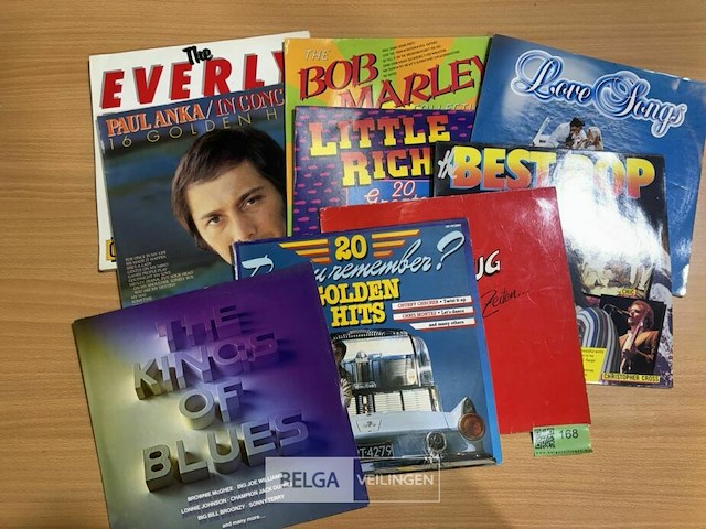 ± 10 diverse langspeelplaten various artists/bands vinyl - afbeelding 1 van  4