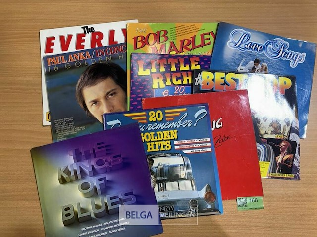 ± 10 diverse langspeelplaten various artists/bands vinyl - afbeelding 3 van  4