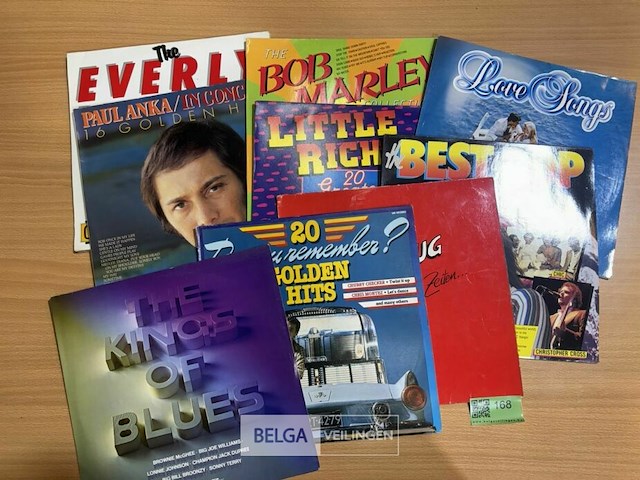 ± 10 diverse langspeelplaten various artists/bands vinyl - afbeelding 4 van  4