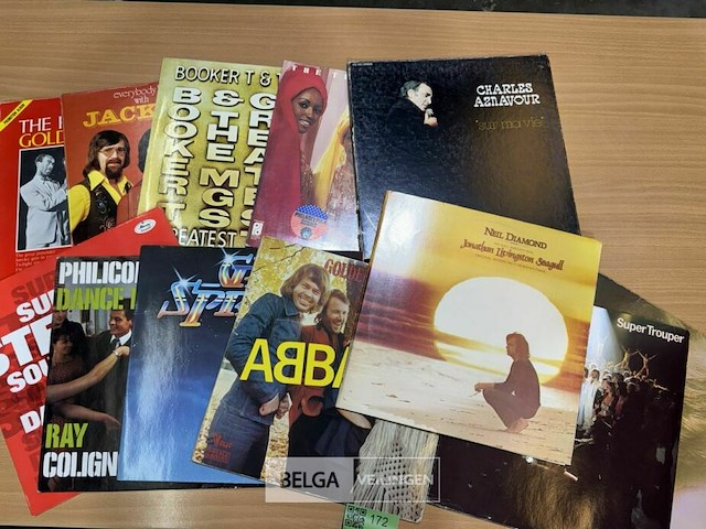 ± 10 diverse langspeelplaten various artists/bands vinyl - afbeelding 3 van  5