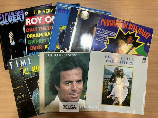 ± 10 diverse langspeelplaten various artists/bands vinyl - afbeelding 1 van  4
