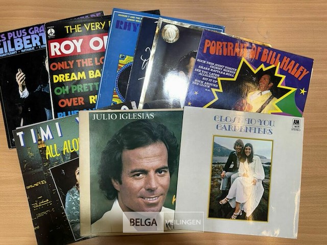 ± 10 diverse langspeelplaten various artists/bands vinyl - afbeelding 3 van  4
