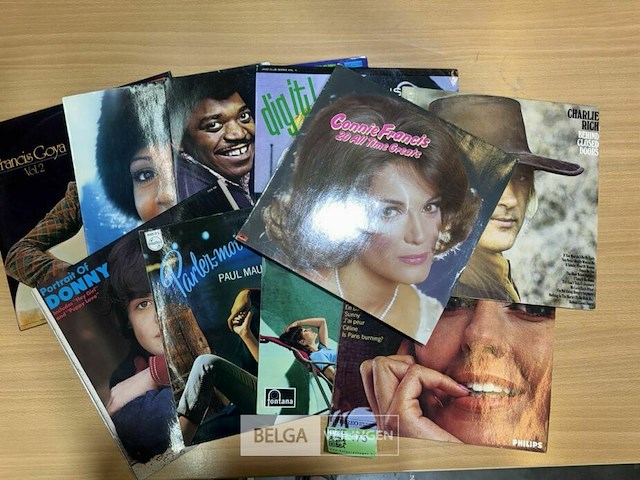 ± 10 diverse langspeelplaten various artists/bands vinyl - afbeelding 4 van  4