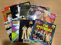 ± 10 diverse langspeelplaten various artists/bands vinyl - afbeelding 3 van  4