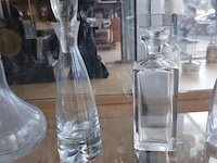 10 diverse vintage glazen en kristallen karaffen en sierstukken - afbeelding 5 van  7