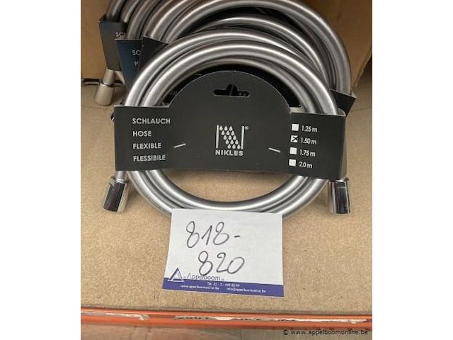 10 doucheslangen nikles - afbeelding 1 van  2