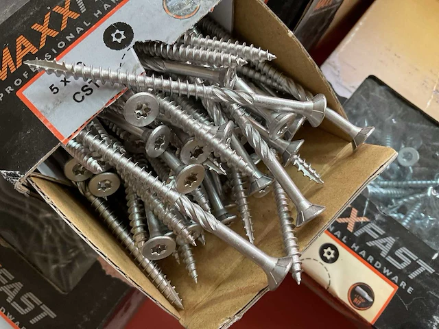 10 dozen hout schroeven deels inox - afbeelding 3 van  9