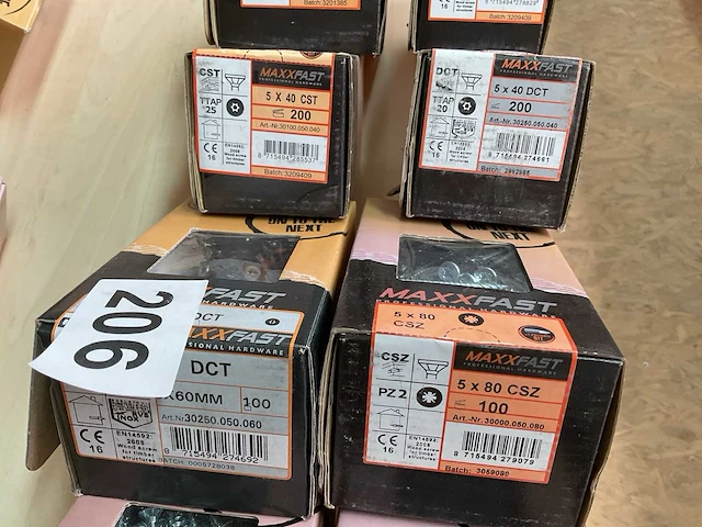 10 dozen hout schroeven deels inox - afbeelding 7 van  9