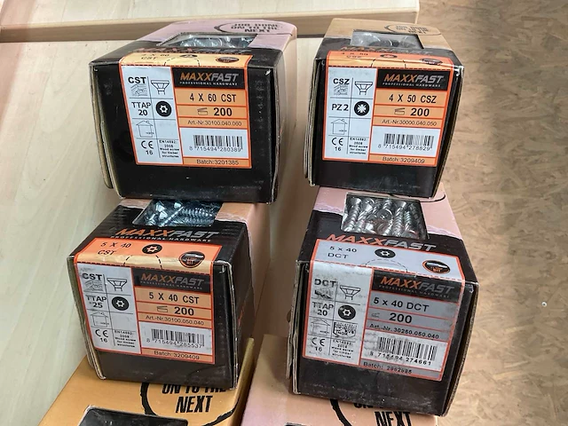 10 dozen hout schroeven deels inox - afbeelding 8 van  9