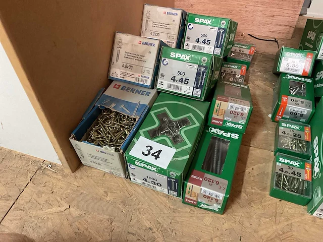 10 dozen hout schroeven - afbeelding 1 van  5