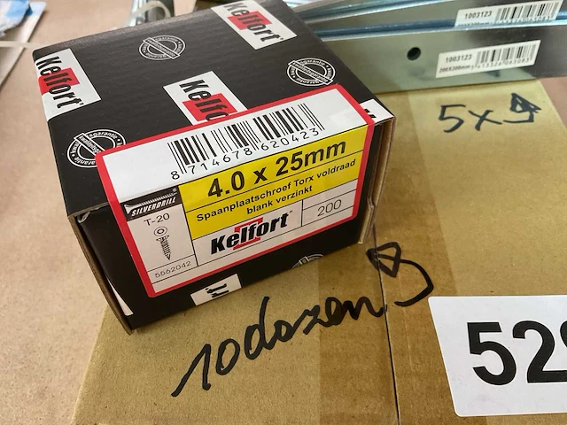 10 dozen houtschroeven en balkdragers - afbeelding 3 van  5