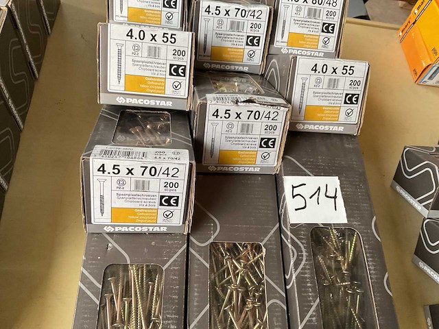 10 dozen houtschroeven - afbeelding 4 van  6