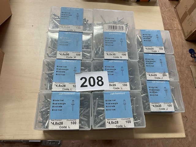 10 dozen rivet nagels - afbeelding 1 van  5
