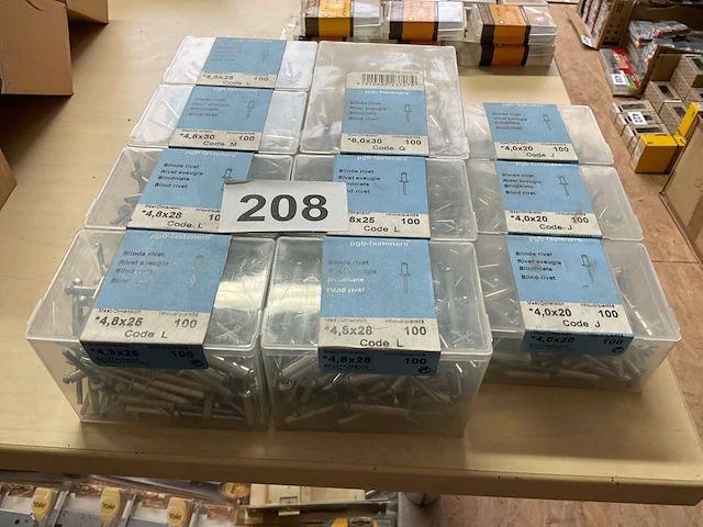 10 dozen rivet nagels - afbeelding 2 van  5