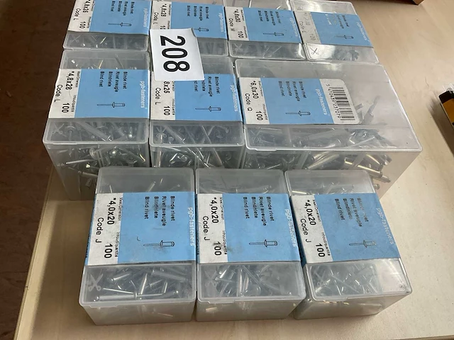 10 dozen rivet nagels - afbeelding 4 van  5