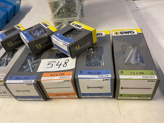 10 dozen schroeven bouten en bolmoeren - afbeelding 5 van  6