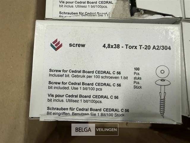 ± 10 dozen schroeven screw - afbeelding 2 van  3