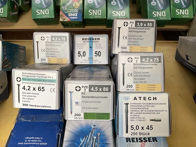 10 dozen spaanplaatschroeven - afbeelding 3 van  6