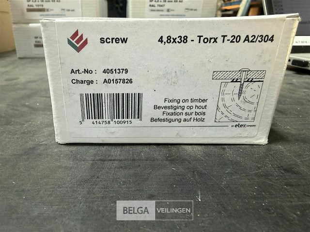 10 dozen torxschroeven - afbeelding 4 van  4