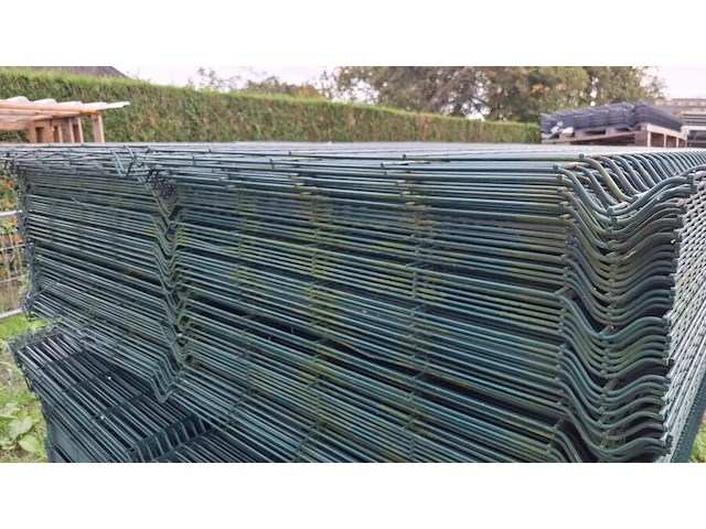 10 draadpaneel groen 190cm h x 250cm - afbeelding 3 van  4