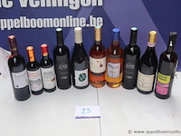 10 flessen diverse wijn - afbeelding 1 van  3