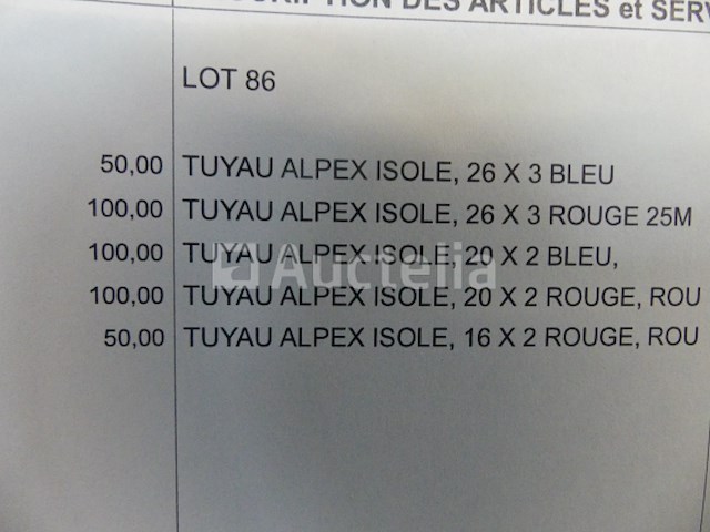 10 geïsoleerde alpex-buizen - afbeelding 4 van  5