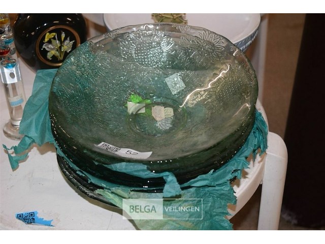 ±10 glazen fruitschaaltjes ø29cm - afbeelding 2 van  4