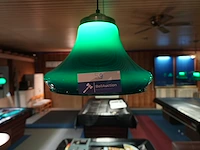 10 groene biljartlampen