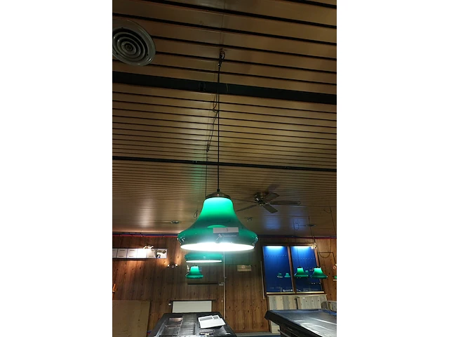 10 groene biljartlampen - afbeelding 2 van  5