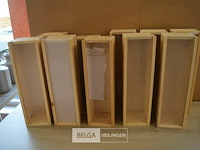 10 houten wijnkisten 35x11x10 cm - afbeelding 1 van  4