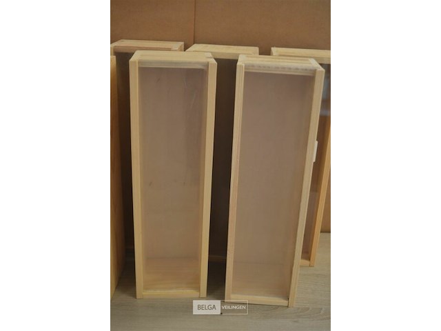 10 houten wijnkisten 35x11x10 cm - afbeelding 3 van  4