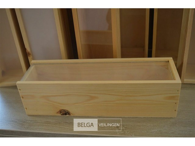 10 houten wijnkisten 35x11x10 cm - afbeelding 4 van  4