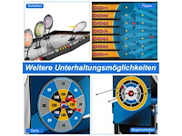 10-in-1 multi-tafel spelset: biljart, hockey, tafeltennis, basketbal, voetbal, schieten, flipperkast, darts - afbeelding 3 van  5