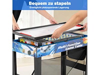 10-in-1 multi-tafel spelset: biljart, hockey, tafeltennis, basketbal, voetbal, schieten, flipperkast, darts - afbeelding 5 van  5
