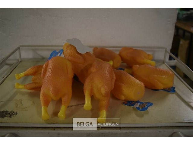 ±10 kippen honden speeltjes - afbeelding 1 van  2