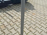10 kunststof paal 110cm met voet - afbeelding 1 van  3