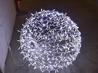 10 lichtdecoraties (hangende bollen) - afbeelding 10 van  10