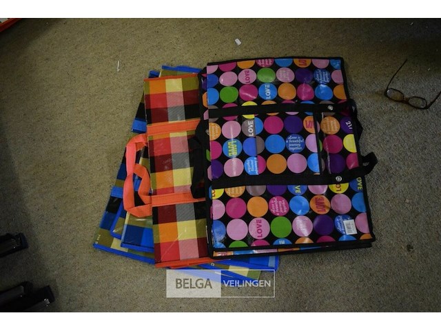 ±10 markttassen 60x45cm div kleuren - afbeelding 2 van  2