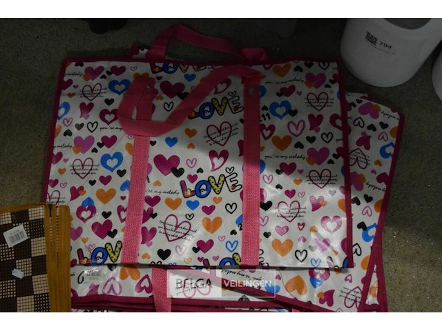 ±10 markttassen 60x45cm div kleuren - afbeelding 2 van  2