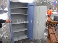 10 metalen kasten 2 deuren