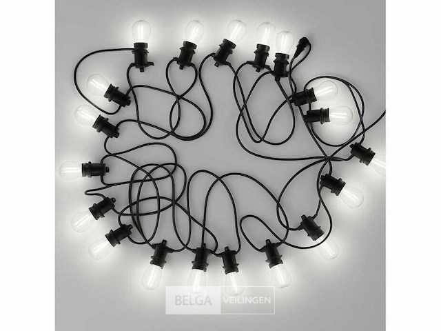 10 meter - e27 - koppelbare prikkabel - ip44 - met stekker (x3) - afbeelding 1 van  6